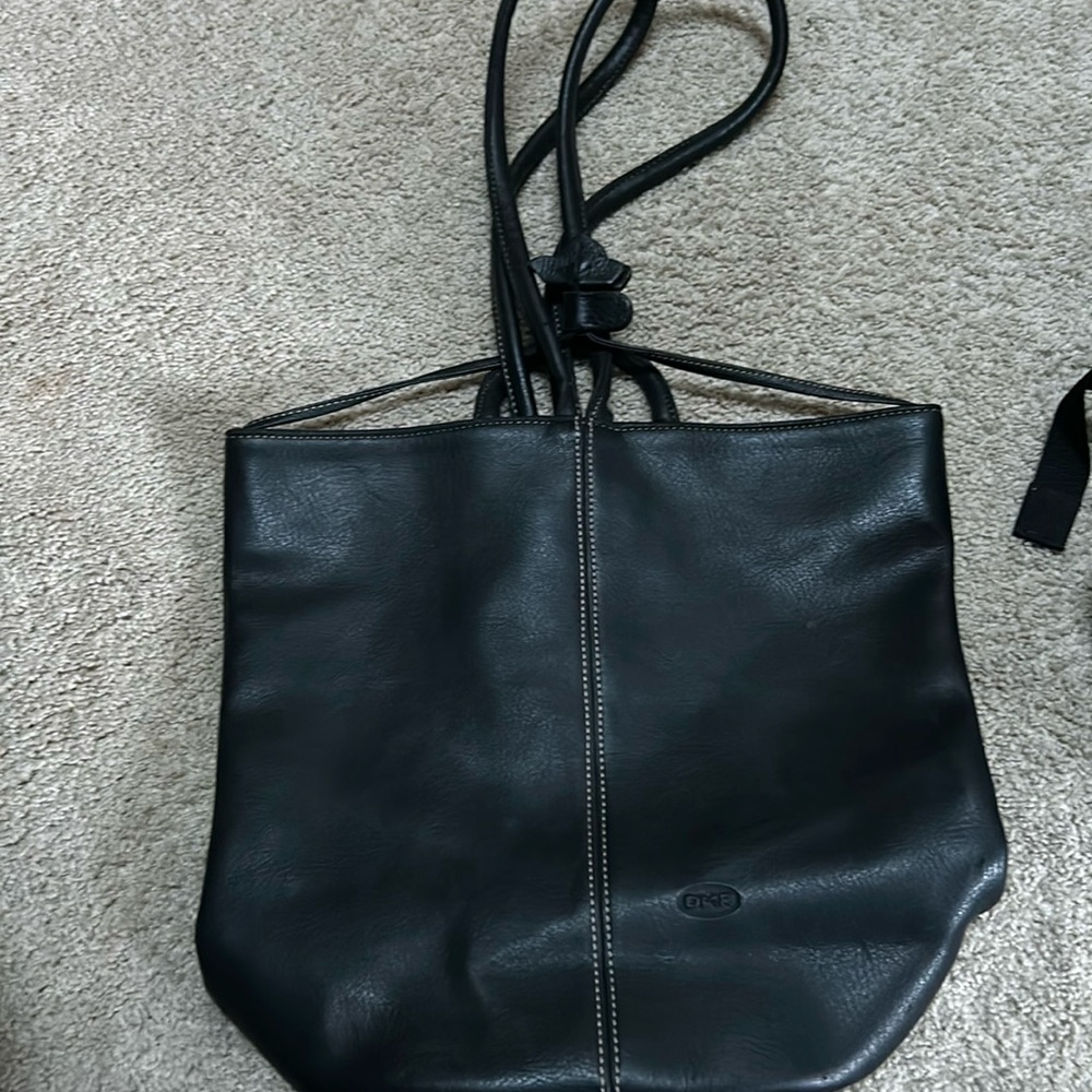 Black DMR purse from France.   Can we worn over the shoulder or backpack